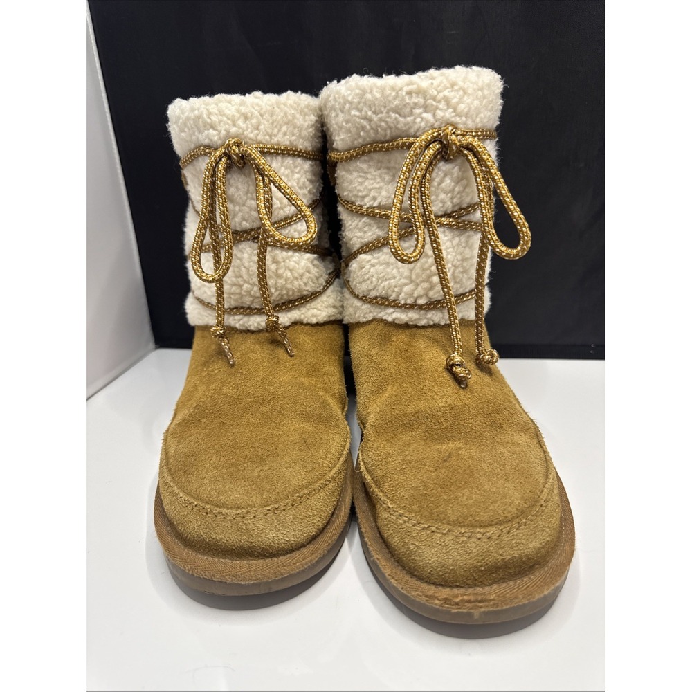 Koolaburra by UGG Chestnut Short‎ Sherpa Lined Women's Sz 4 boots 1124110K